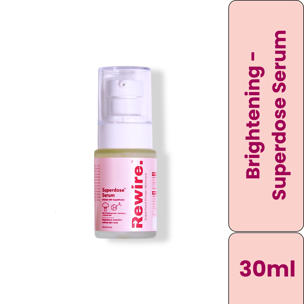 Superdose Serum | Superfood Brightening Serum with Niacinamide & Botanicals – 30 ml