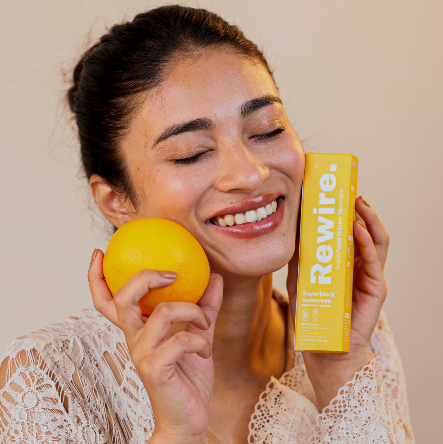 Superblock Sunscreen | Superfood with Broad Spectrum SPF 50++++ Protection – 50 ml