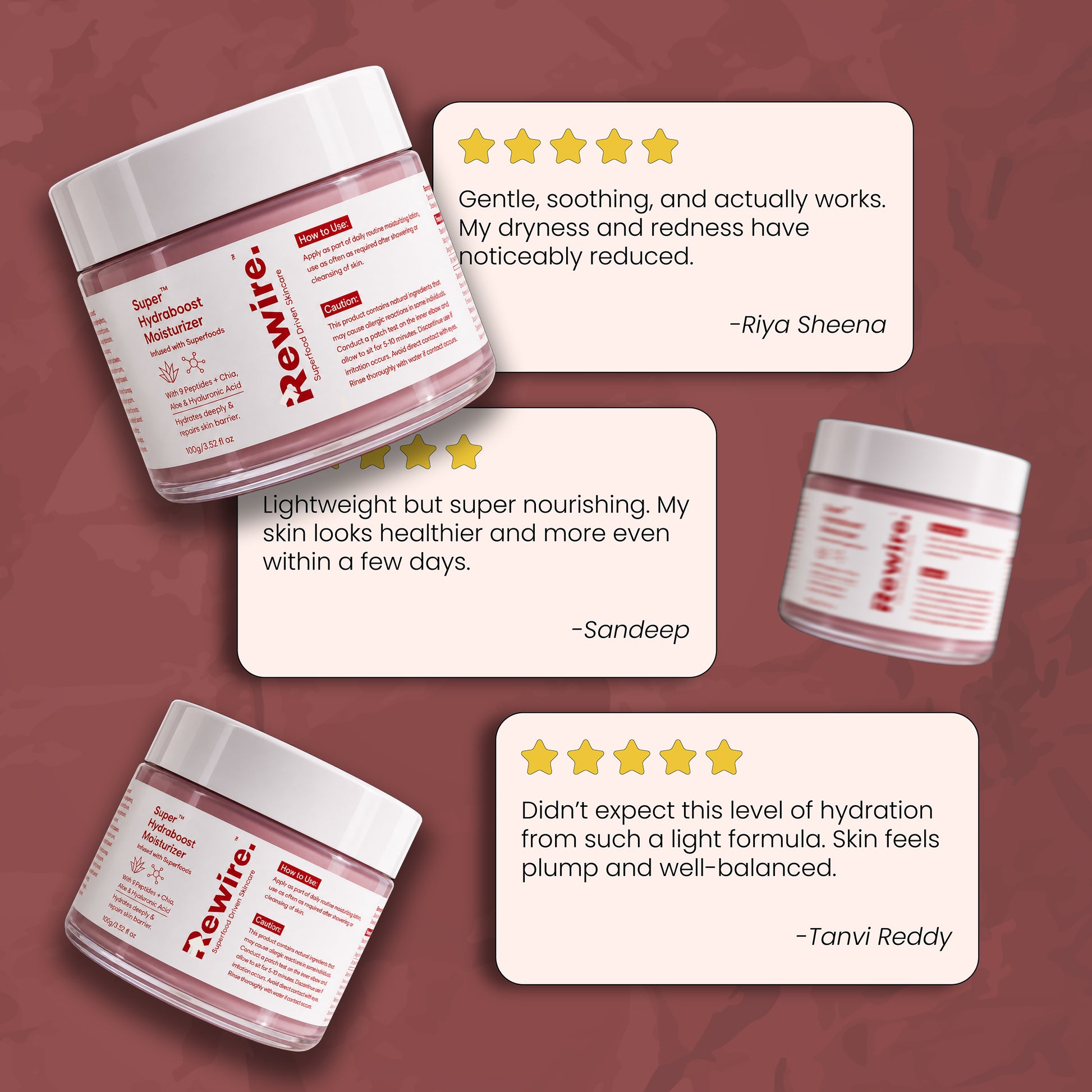 Super Hydraboost Moisturizer | Superfood Barrier Repair Moisturizer with Ceramides & Peptides – 100g
