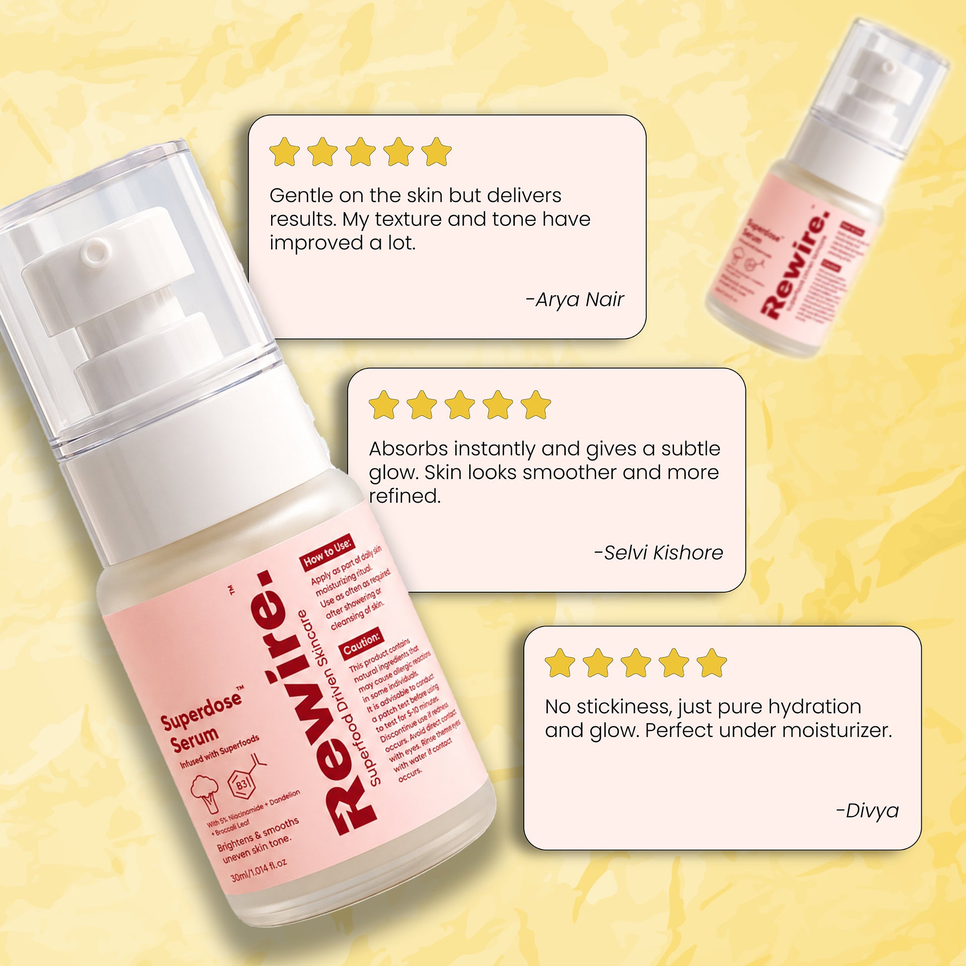 Superdose Serum | Superfood Brightening Serum with Niacinamide & Botanicals – 30 ml