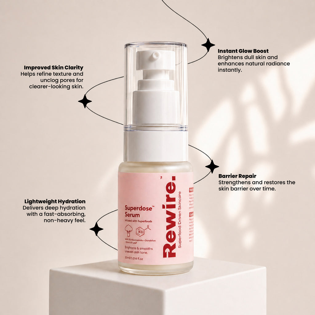 Superdose Serum | Superfood Brightening Serum with Niacinamide & Botanicals – 30 ml