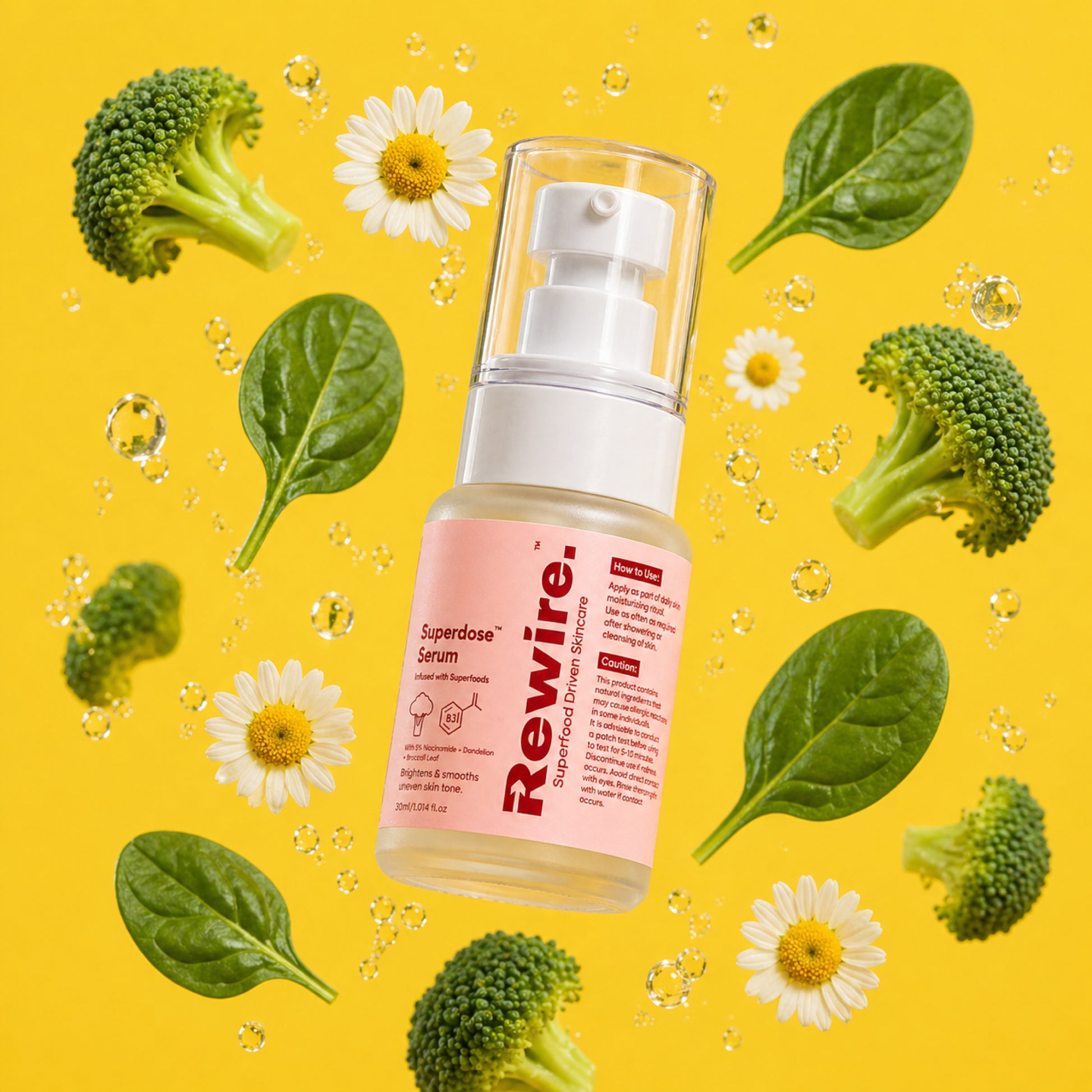 Superdose Serum | Superfood Brightening Serum with Niacinamide & Botanicals – 30 ml